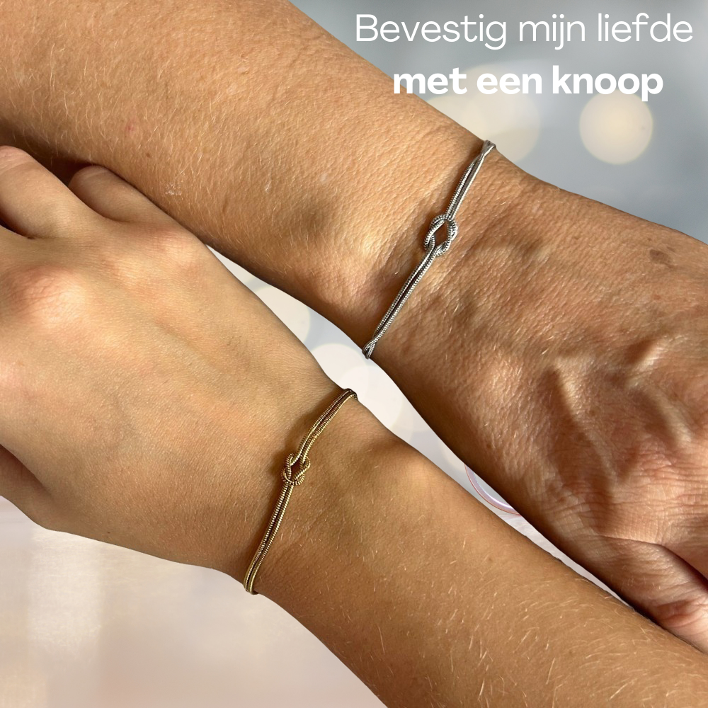 TiedForever™ | Liefdesknoop Armband